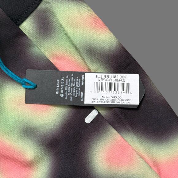 Stance 5" Flux Liner Men's Athletic Short Multicolor Size XXL NWT - Picture 3 of 10